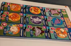 POKEMON Trivia 1999 Burger King Master Trainer Collector Set-COMPLETE-UNCUT 1-20 - Image 2