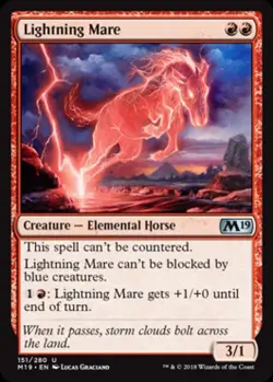Lightning Mare - Near Mint MTG Magic 2019 Core Set - Image 1