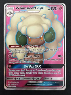 2019 Pokemon SM Unbroken Bonds 206/214 Whimsicott GX - Image 1