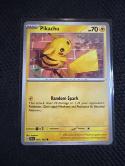 Pikachu 51/162 Temporal Forces Pokemon TCG - Image 1