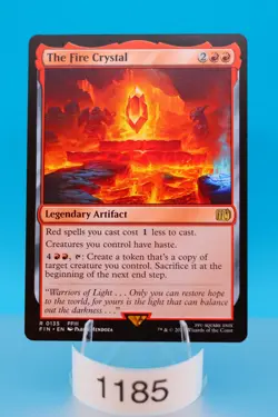 MTG The Fire Crystal Final Fantasy Regular #135 - Image 1