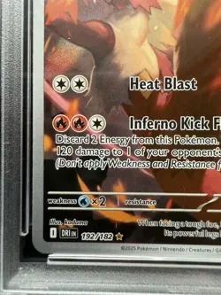 Pokemon Destined Rivals Blaziken Illustration Rare 192/182 PSA 10 - Image 5