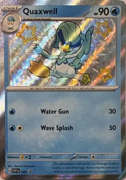 Quaxwell 083 Holo P Scarlet & Violet Promo Pokemon NM - Image 1