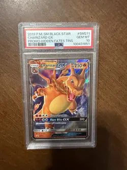 🔥Pokemon Charizard GX SM211 2019 SM Black Star Promo English PSA 10 Gem Mint🔥 - Image 1