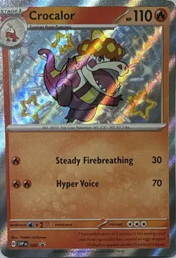 Crocalor 080 Holo P Scarlet & Violet Promo Pokemon NM - Image 1
