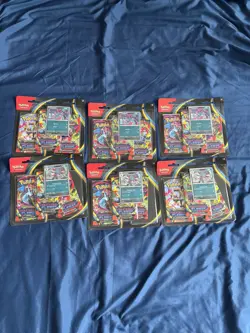 Pokemon TCG Phantasmal Flames 3-Pack Blister x6 - Image 1