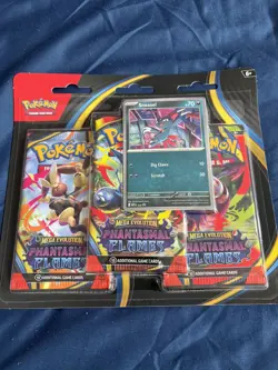 Pokemon TCG Phantasmal Flames 3-Pack Blister x6 - Image 2