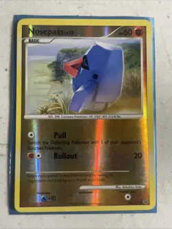 Pokemon Platinum 84/127 Nosepass Reverse Holo - Image 1