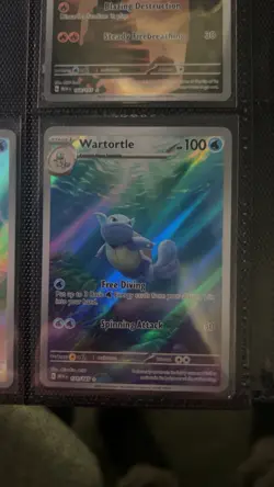 Pokemon TCG Wartortle 171/165 151 Illustration Rare Excellent Condition - Image 1
