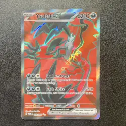 Yveltal EX Full Art Holo Rare 105/088 Pokemon Rumble 210 HP English 2016 - Image 1
