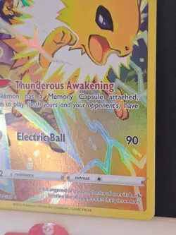 Jolteon Tg04/Tg30 Brilliant Stars Trainer Gallery Pokemon TCG MP (Crease) - Image 2