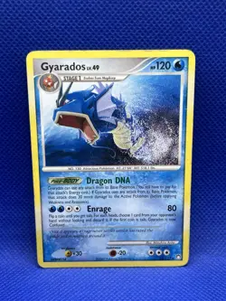 Pokemon Gyarados 26/123 D&P Mysterious Treasures Non-Holo Rare MP - Image 1