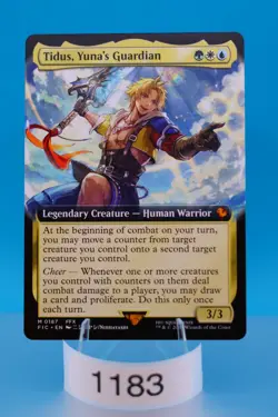MTG Tidus, Yuna's Guardian (Extended Art) Commander: Final Fantasy Regular #187 - Image 1