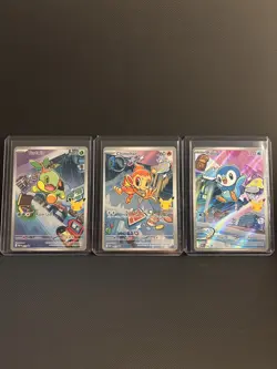 Pokemon TCG First Partner Illustration Collection Series 1 Gen 4 Sinnoh Starters - Image 1