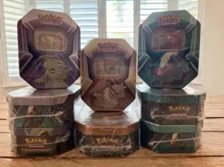 Pokemon TCG Slaking,Tyranitar & Darkrai - Lot Of 8 New Sealed Collectors Tins - Image 1