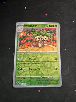 Exeggutor 103/165 Uncommon 151 Pokemon Reverse Holo NM - Image 1