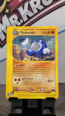 Pokemon Poliwrath Skyridge 26/144 Rare Stage 2 110 HP - Image 1