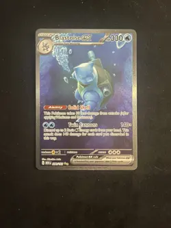 Pokemon TCG - Blastoise ex 200 165 Special Illustration Rare SV151 Full Art - Image 1