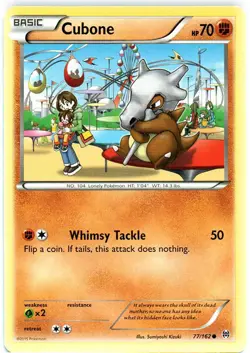 Cubone - 77/162 - Common - BREAKThrough #77/162 Pokemon TCG - Image 1