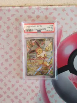 Pokemon Eevee 173 Prismatic Evolutions ETB Black Star Promo Gem Mint PSA 10 - Image 1