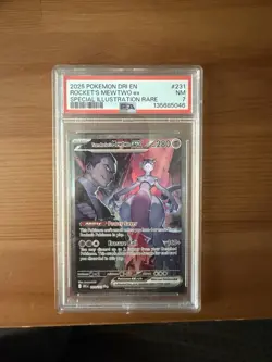 Pokemon Team Rocket's Mewtwo ex 231/182 Destined Rivals Holo Special Illustrati… - Image 1
