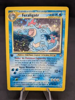 Feraligatr | Pokemon TCG | Neo Genesis 1st Edition | SPANISH | DMG - Image 1