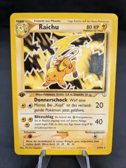 Raichu 21/64 | Pokemon TCG | Neo Revelation 1st Edition | GERMAN | MP - Image 1