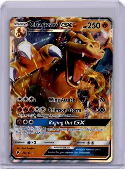 Pokemon Charizard GX Ultra Rare SM - Burning Shadows 20/147 LP - Image 1