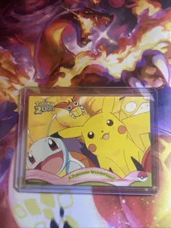 2000 Topps Pokemon The Movie 2000 A Pokemon Wonderland! #3 Mp - Image 1
