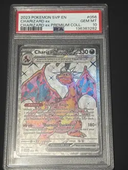 PSA 10 EX-MT 2023 POKEMON SVP EN CHARIZARD ex PREMIUM COLLECTION - Image 1