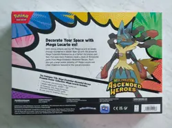 Pokemon Mega Evolution Ascended Heroes Mega Lucario EX Premium Poster Collection - Image 3
