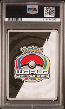 2011 POKEMON WORLD CHAMPIONSHIPS PROMO TWINBOAR #82 RARE CANDY PSA 9 - Image 2