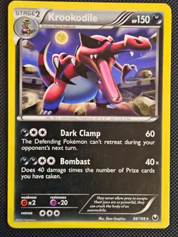 KROOKODILE 66/108 HOLO R DARK EXPLORERS POKEMON NM/M - Image 1