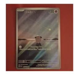 Pokemon Cleffa 202/197 SV03 Obsidian Flames Illustration Rare Holo Basic HP30 - Image 1