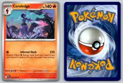 CERULEDGE 020/094 UC PHANTASMAL FLAMES POKEMON LP GEMI - Image 3