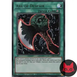 Yugioh Axe of Despair LART-EN051 Ultra Rare Limited Edition NM - Image 1