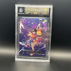 BLACK LABEL!!!!! One Piece, BGS 10 Black Label, Monkey D. Luffy SP, OP09-119 - Image 1