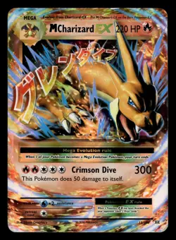 M Charizard EX 13/108 Ultra Rare XY Evolutions Pokemon Card - Image 1