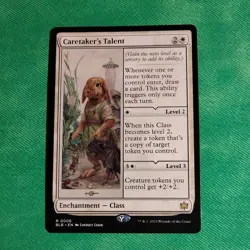 ** Caretaker's Talent - Bloomburrow (BLB) ** MTG Token Card Draw Commander - Image 1