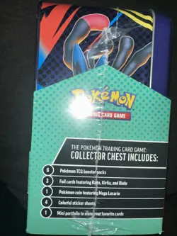 Pokemon 2025 Fall Mega Collector Chest Tin Box - 6 Packs & 3 Foil Cards - Image 2