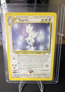 Pokemon Togetic Neo Genesis 16/111 Holo Rare Stage 1 60 HP Card English - Image 1