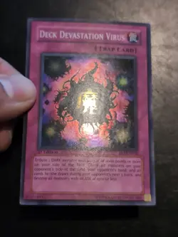 Yu-Gi-Oh! SUPER RARE HOLO CARD DECK DEVASTATION VIRUS FET-EN058 1ST LP - Image 5