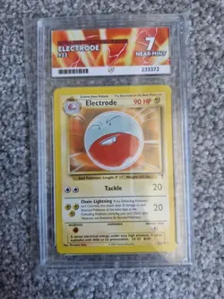 electrode 22/110 Ace graded 7 non holo legendary collection Graded Pokemon Card - Image 3