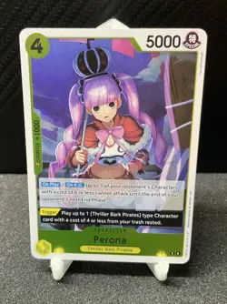One Piece CCG Perona Special Character Card OP14-111 English 4 Cost 5000 Power - Image 1