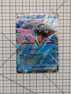 Pokemon TCG Journey Together Veluza EX Holo Card 043/159 - Image 1