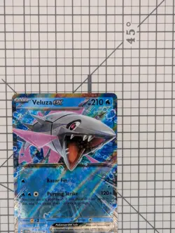 Pokemon TCG Journey Together Veluza EX Holo Card 043/159 - Image 3