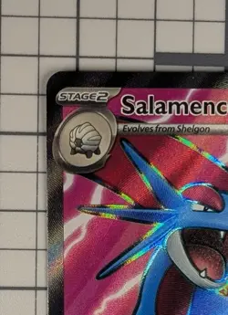 Pokemon TCG Journey Together Salamence EX Full Art Holo Card 177/159 - Image 2