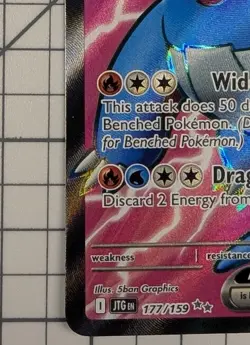 Pokemon TCG Journey Together Salamence EX Full Art Holo Card 177/159 - Image 4