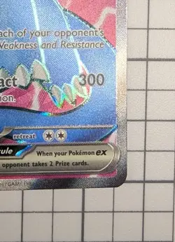 Pokemon TCG Journey Together Salamence EX Full Art Holo Card 177/159 - Image 5