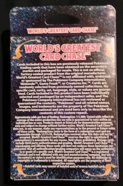 World's Greatest Card Chase Pokemon TCG Box 60 Cards 10 Holofoil - Image 2